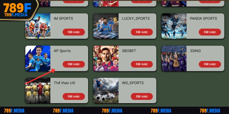 AP Sports là một trong những sảnh thể thao hàng đầu