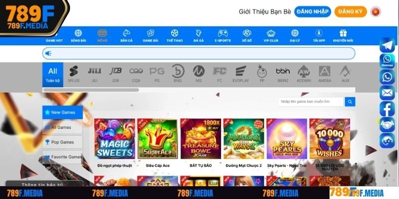  Nổ hũ 789F mang đến phần thưởng Jackpot cực khủng